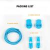 Round Tennis Laces Without Ties Lock Shoe Laces Adult Kids Sneakers Elastic Shoelaces Rubber Bands for Shoes Accesories 1Pair