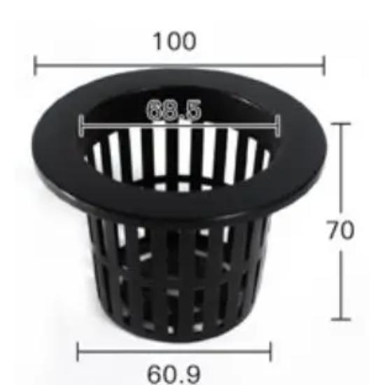 10/20Pcs Hydroponic Planting Basket Soilless Cultivation For Vegetables Flowers Plant Root Fixer Plastic Mesh Pots Flowerpot D3