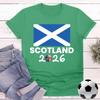 Scotland 2026 Sports Fan Tee Soccer Part Supplies Clothing Men Women Fashion Crewneck Cotton Tee Tops Patriotic Scotland Shirt