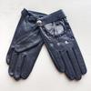 Goatskin Driving Driver Leather Gloves Women's Thin Outdoor Motorcycle Riding Fashion Hollow Rivet Spring Summer