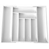 KINGHOFF KH-1748 Bamboo Drawer Organizer White