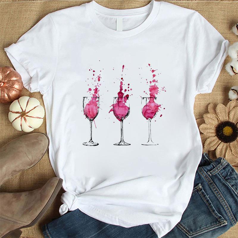 

Women Basic 2023 New Creative Simple Tshirts Summer Cartoon Kawaii T Shirt Fashion Casual White Tops Ladies Short Sleeves Tshirt L білий