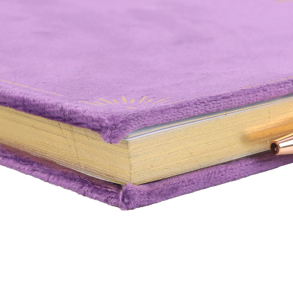 Something Different Book Of Spells Amethyst Crystal Notebook with Pen