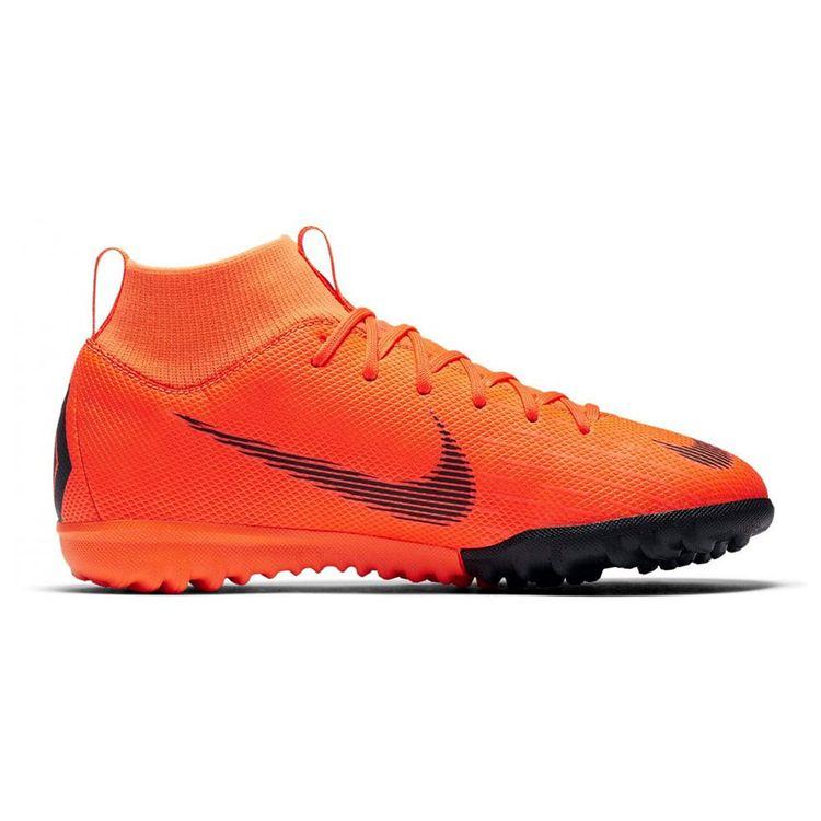 Nike Pantofi de Fotbal Jr Mercurial Superfly X 6 Academy TF Copii Sneaker Portocaliu AH7344-810