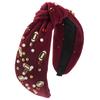 Hairband Football Decoration Headband for Women, Fashionable Fabric Wide-edge Hair Accessory