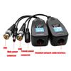 Highly Speed Coaxials to Twisted Pair Converters Supports AHDs CVIs TVIs CVBS Signals ABS Construction Easy Installation