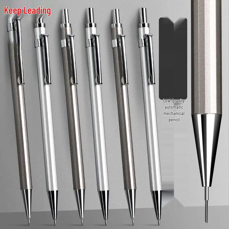 

Скидка для новичков: Ударопрочный автоматический металлический карандаш, 0,5/0,7 мм, низкий центр тяжести Hardness 0.5mm