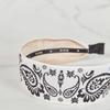 MAIA Paisley Hairband - Plain Black