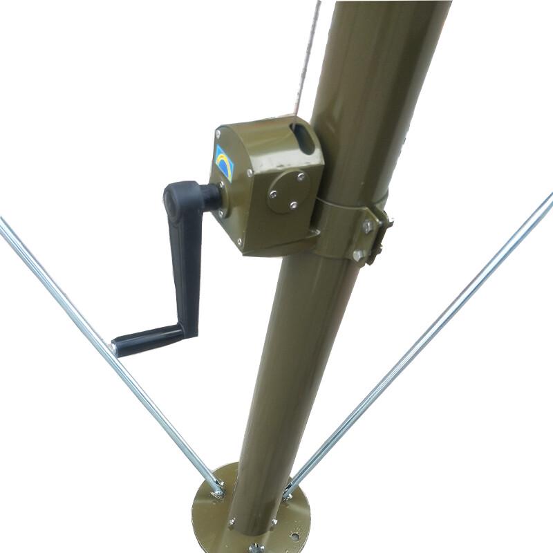 Manual Lifting Lightning Rod Antenna System