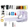 12 Needle Portable Sewing Machine Mini Electric Household Manual Repair Sewing Pressing Foot Pedal Beginner