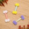 3pcs Cute Plush Ball Cat Toy Elastic Mesh Tube Kitten Pet Toy