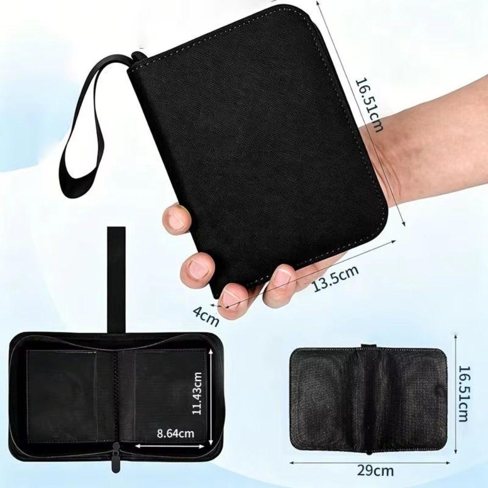 Large Capacity Card Binder PU Leather Card Collection Holder Cool Anime Card Book Anime Game