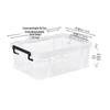 Flat Transparent Under-bed Storage Box
