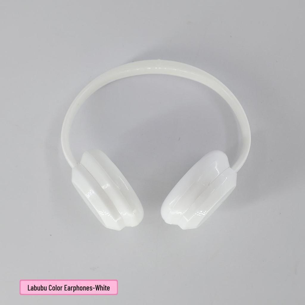 Labubu Macaron Headset Figurine Earphone Accessories & Dress-Up Photo Props