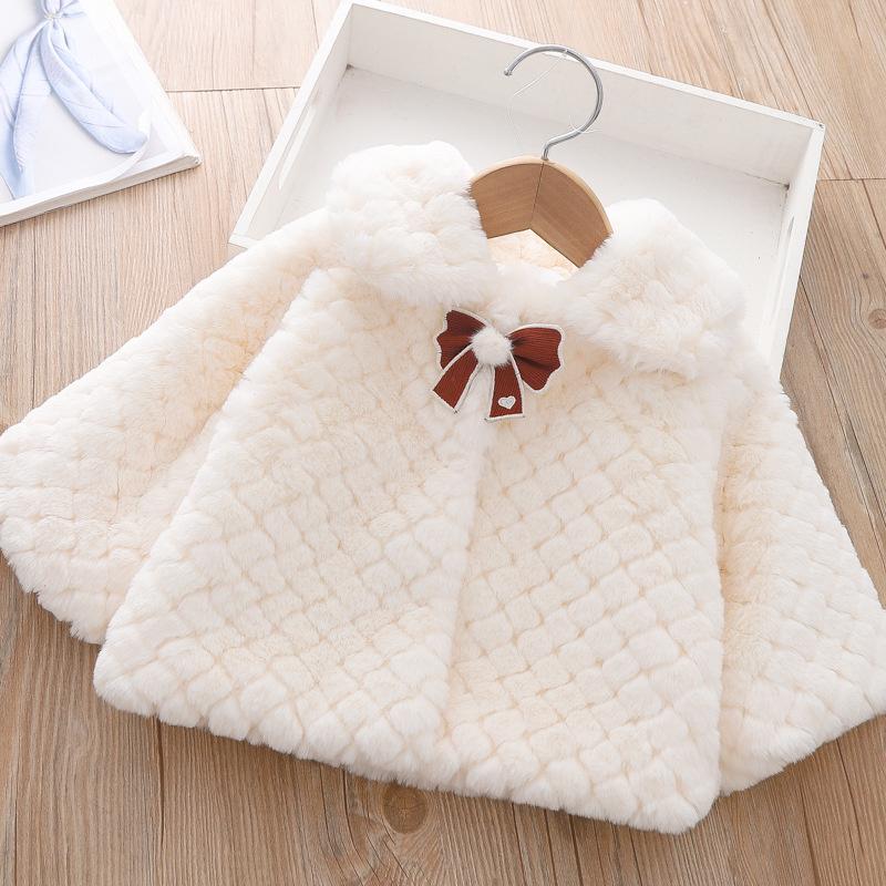Winter Faux Fur Newborn Baby Girl Clothes Warm Children's Thicken Jacket For Baby Girls Coats For Kids Clothing Baby Coats