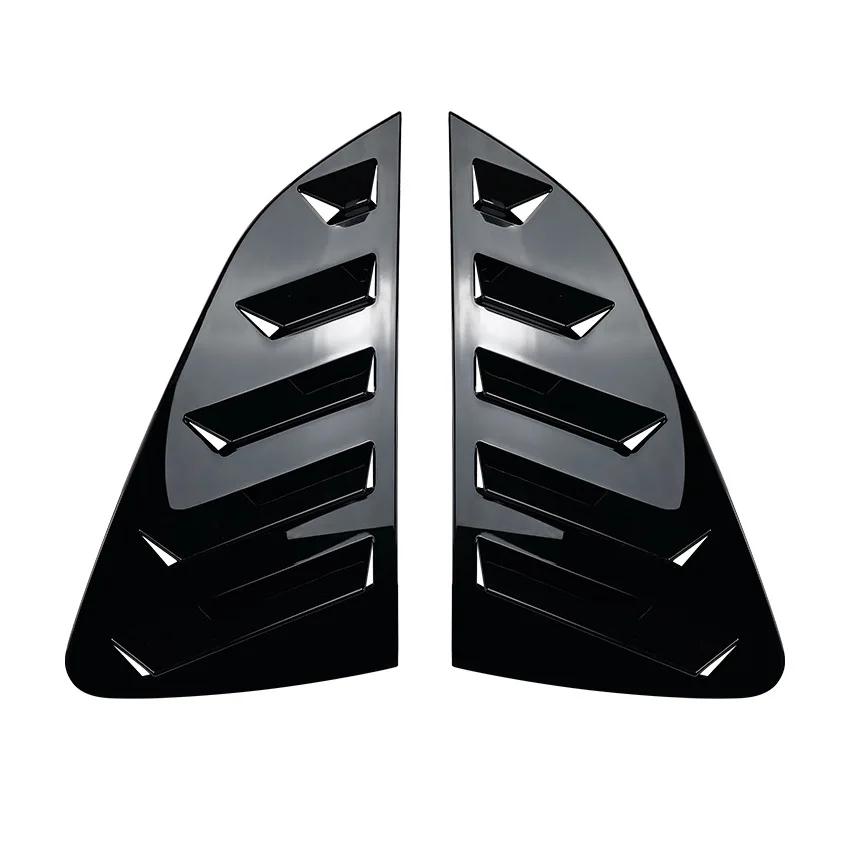 

Для Volkswagen VW Polo MK6 2018+ Автомобильные боковые вентиляционные решетки, накладки на задние окна, козырьки, жалюзи, наклейки, декоративные аксессуары Gloss Black