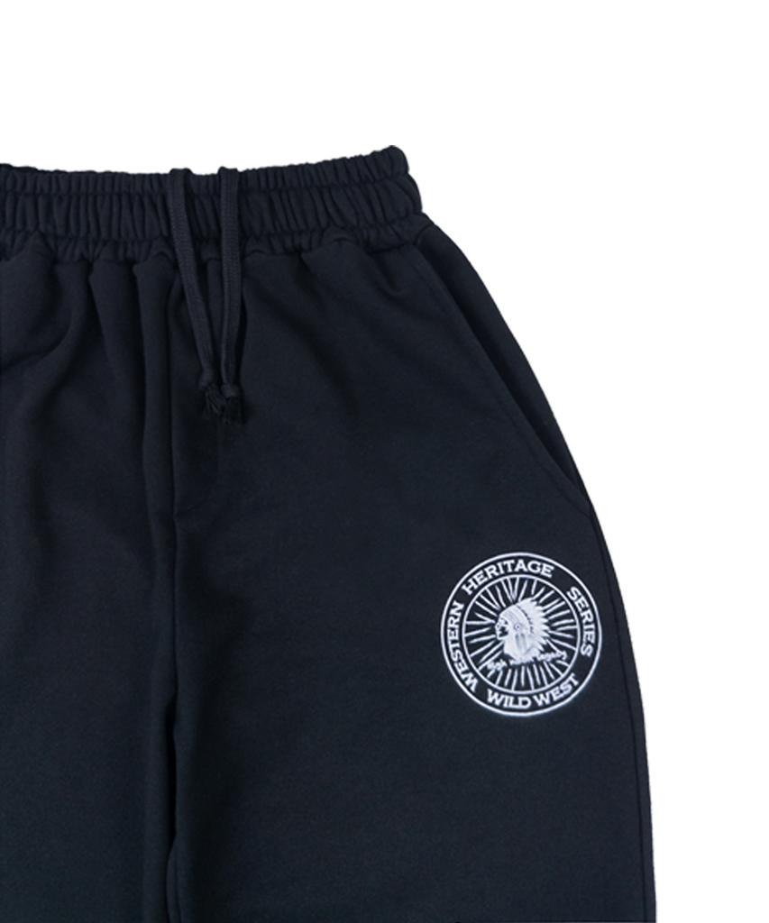 Baseubata Frontier Graphic Pants(Black)