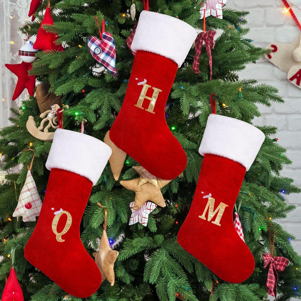 Christmas Stocking & Tree Ornament Gift Bag Set