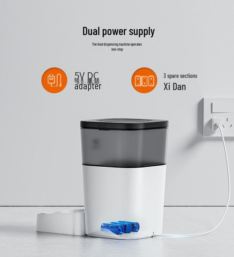 Automatic Cat Feeder: Smart Timed Food Dispenser Bowl