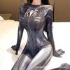 Spider-Man Cosplay Bodysuit: Open Crotch with Zipper, Sexy Role-Playing Costume