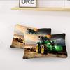 Children'S Green Tractor Three-Piece Quilt Cover 3D Digital Printing Bedding Set Bed Cover