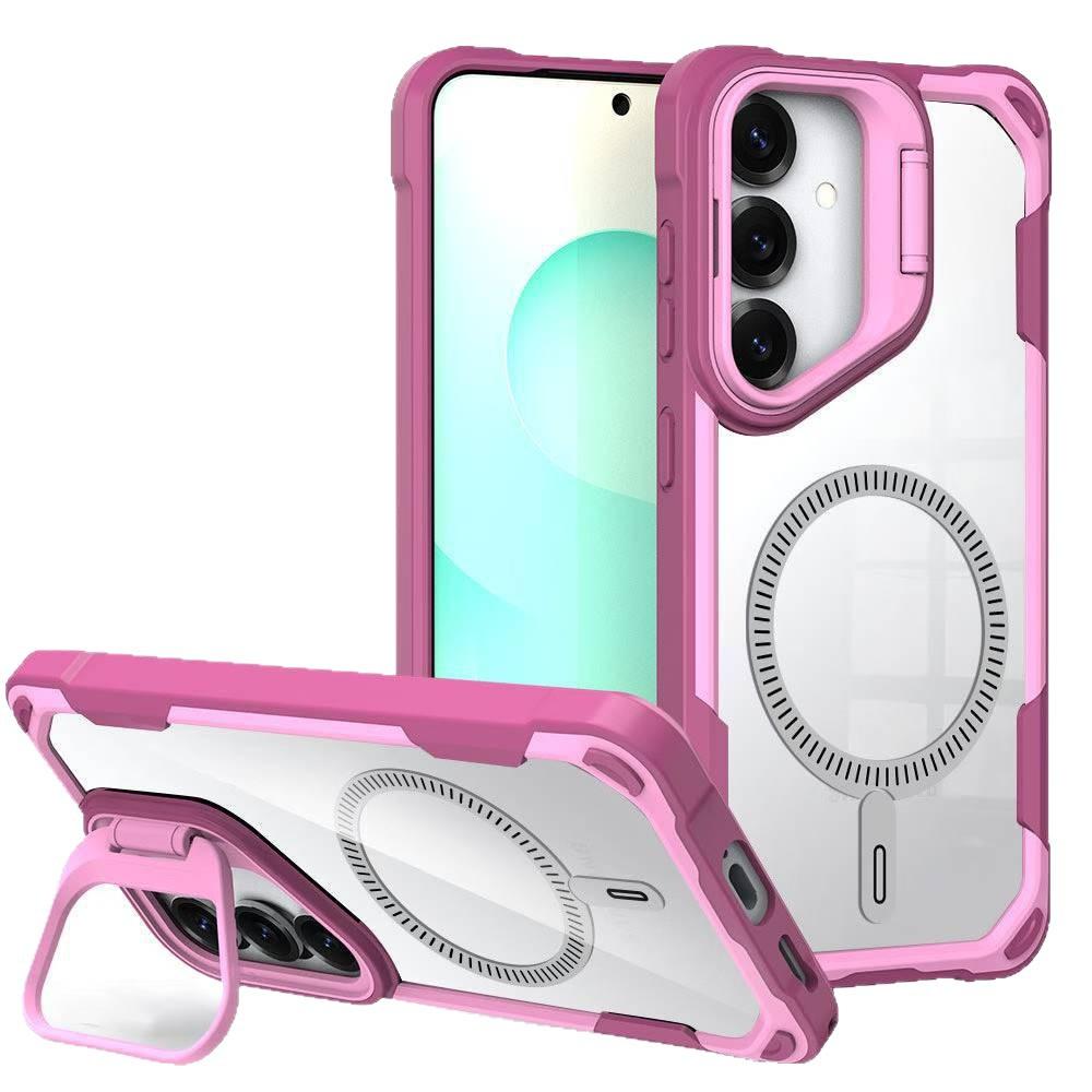 Oracle Bone Shield Model Is Suitable for Samsung S25ultra Mobile Case S24PLUS Lens Stand N52 Magnetic Absorption Anti Fall