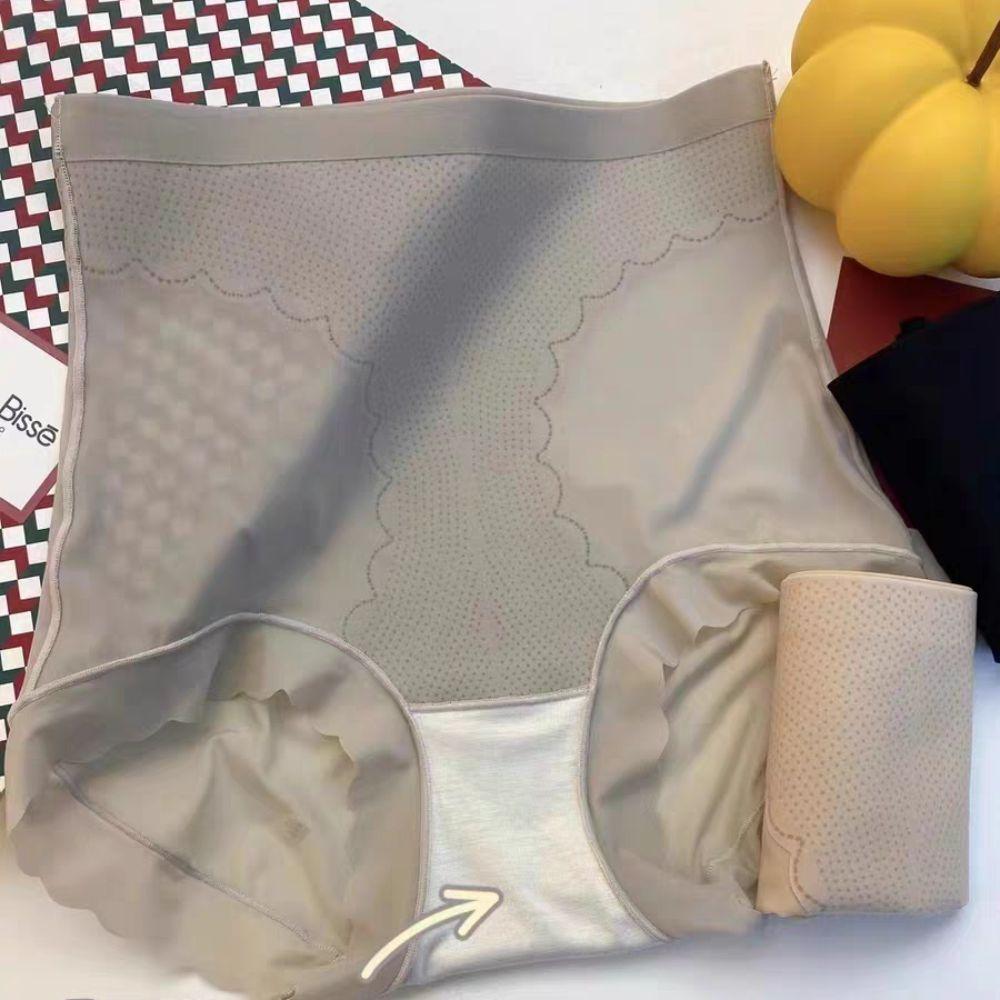 Shapers Tummy Control Underwear Ice Silk Body Shaping Briefs Breathable Slimming Shapewear  Female