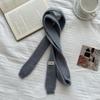 Solid Color Knitted Scarf Scarf Women's Decorative Versatile Knitted Scarf