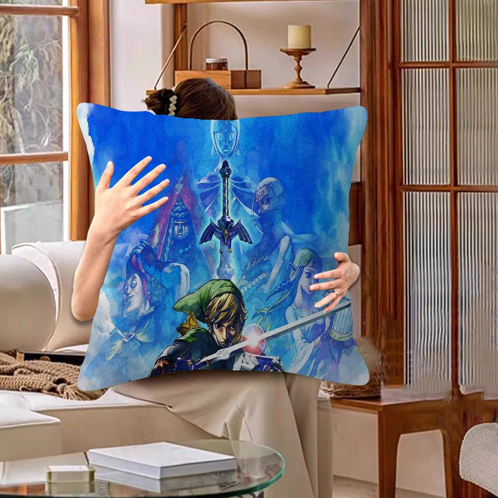 Game L-Legends Of The Zeldas Cushion Cover Pillowcase Upholstery Sofa Throw Pillow Home Decor Pillowcas