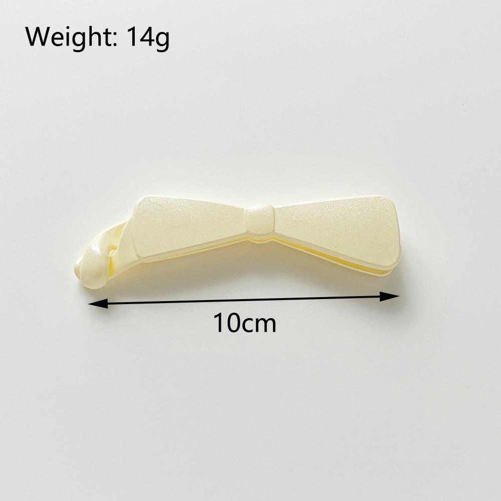 Fine Flash Ponytail Holder Bow Hair Clips Korean Accessories Banana Big Clip  Women