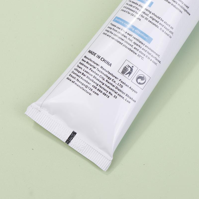 30/60 ml Colle de réparation d'écran en verre transparent Étanche Souple Petit espace Bricolage Incrustation de bijoux Colle spéciale pour montre