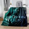 Film John Wick bedruckte Decke Picknickdecke Warme Decke Weich und bequem Heimreise Decke Bettwäsche Geburtstagsgeschenk