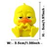 3D Printed Creative Duck Desktop Ornament – Quirky Cute Duck Prank Birthday Gift