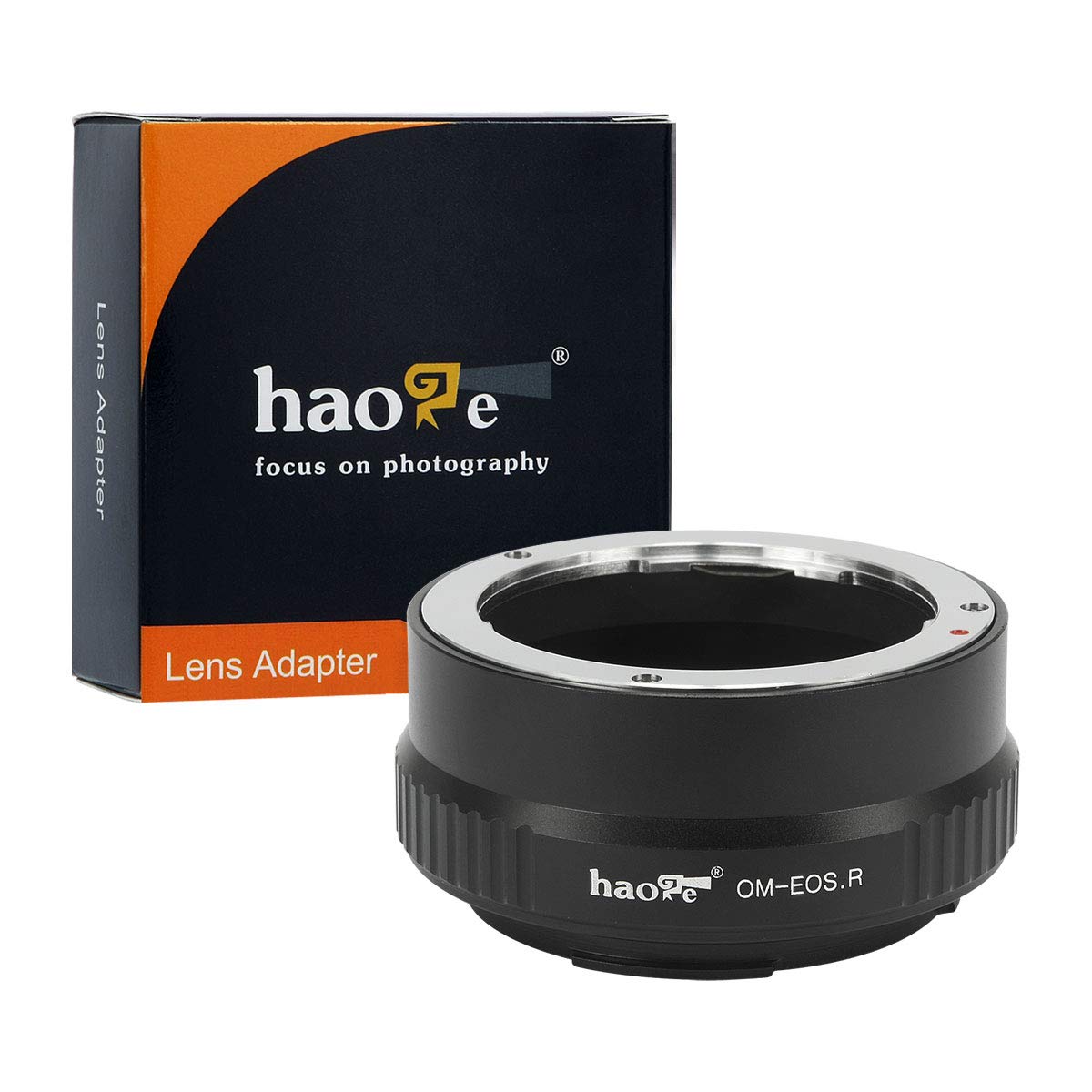 

Haoge Manual Lens Mount Adapter for Olympus OM Lenses to Canon RF Mount Including the Canon EOS R Cameras,