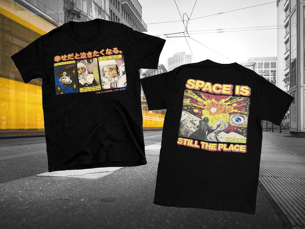 2 Sides Flaming Lips Concert Space is Still the Place Shirt Black S-5XL E1216 Unisex T-Shirt M 1730₽