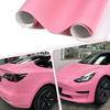 XhuangTech Mattes Rosa Vinyl Wrap - 1FTx5FT Blasenfreie Air-Release Auto-Wrap-Folienrolle für Auto-Innen- & Außenbereich, DIY Selbstklebender Aufkleber