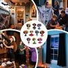 Halloween Tree Ornaments 30 Pieces Wooden Halloween Horror Nights Decor 2D Festive Spooky Pendant Decor For Festival Party