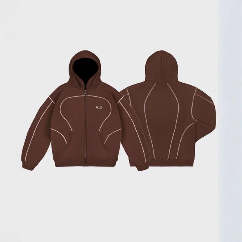 Y2K Style Printed Hoodie Set Loose Fit Streetwear Teens Casual Outfit