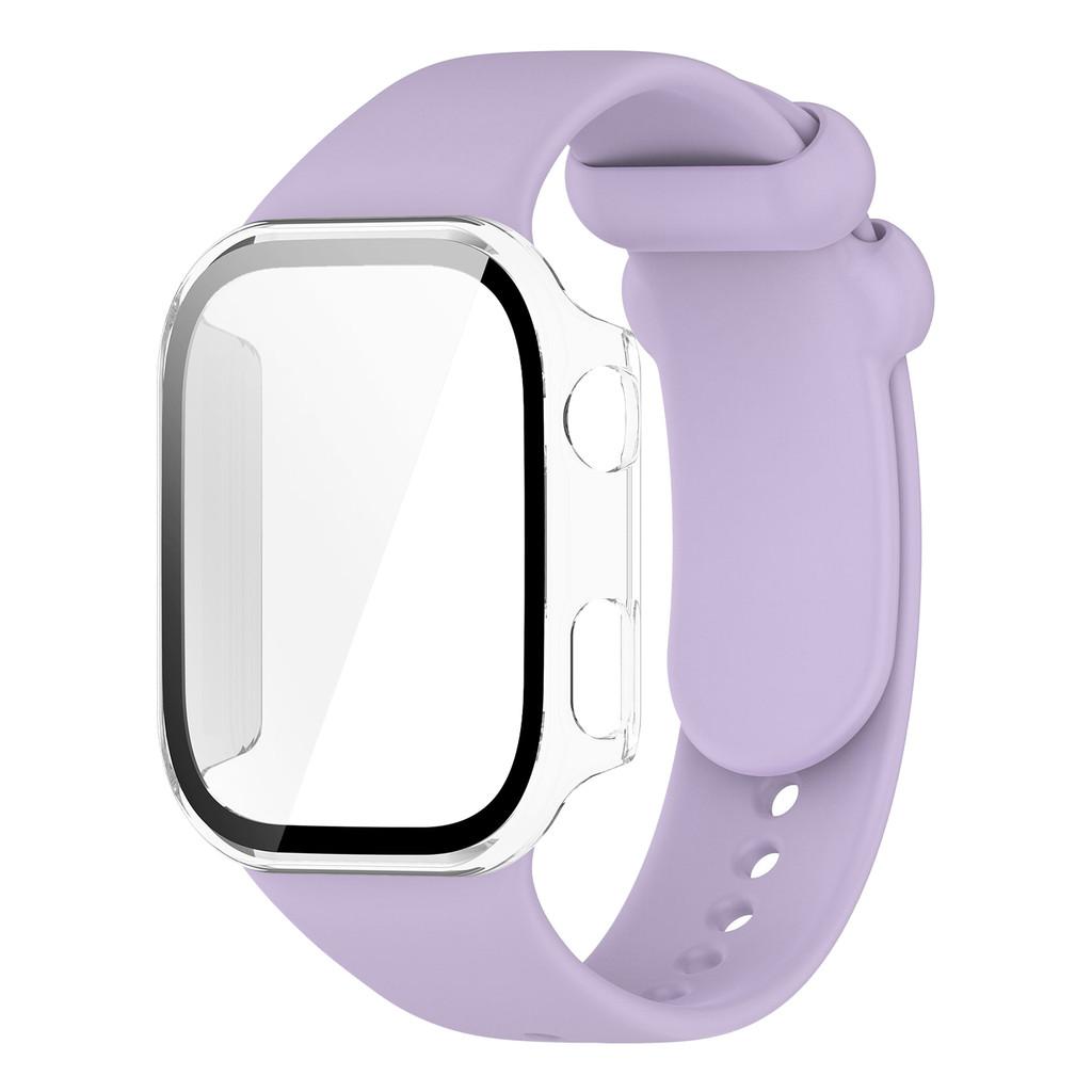 Silicone Strap with PC Case Cover for Redmi Watch 6 Band Sports Comfortable Replacement Bracelet for Xiaomi Redmi Watch6