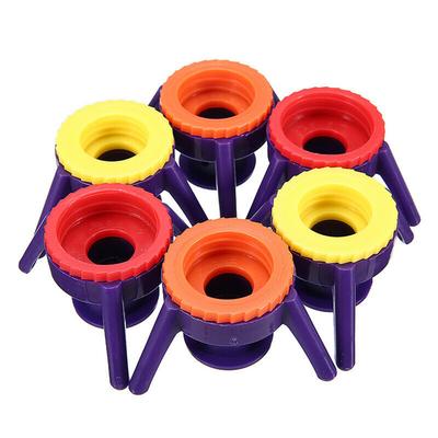 6 PCS Inversion Bottle Cap Stand Kit 4 Sizes Kichen Bathroom Shampoo Holder Tool