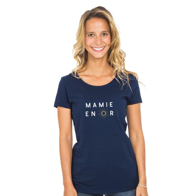 T-shirt Femme - MAMIE EN OR 2 WAF S azul marinho