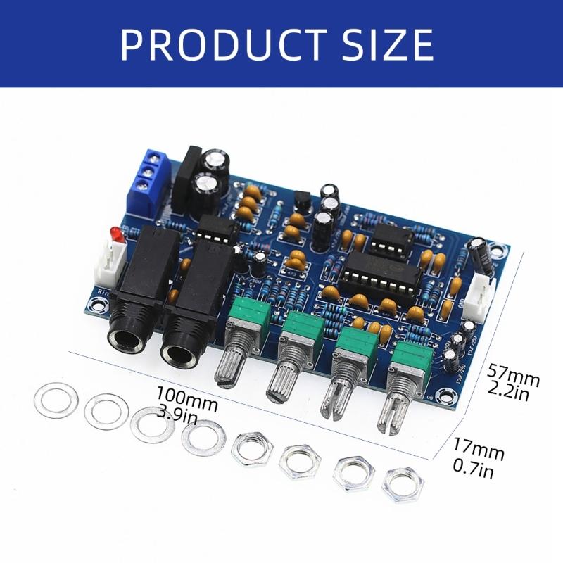 Mikrofon-Verstärkerplatine XH-M173 Karaoke-Hallplatine Kompatibel mit dynamischen Mikrofonen für Partys und Veranstaltungen
