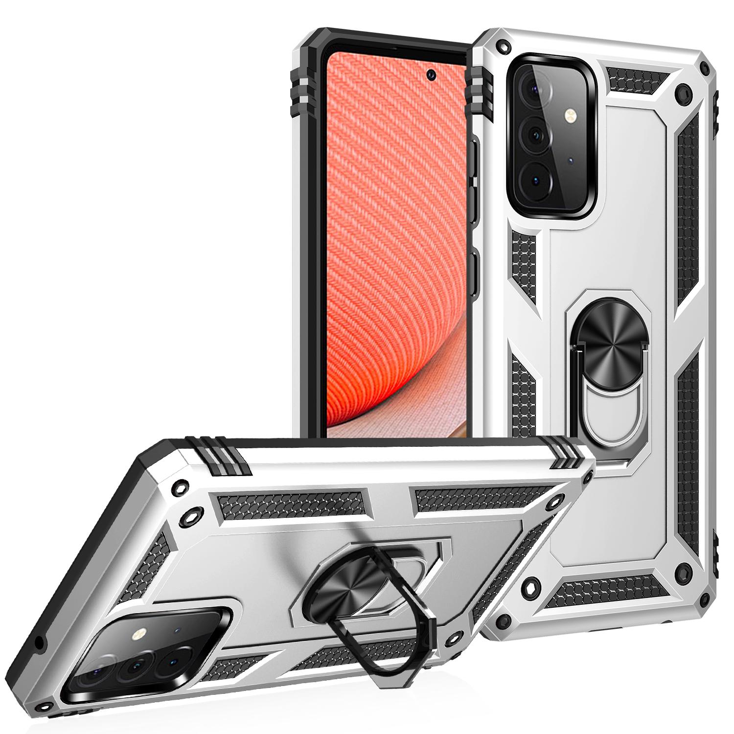 

Cover Case for Samsung Galaxy A72 Shockproof Armor Military Drop Protective Ring Holder Magnet Phone Case A 72