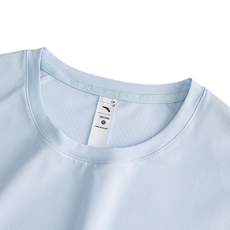 Anta Zero Pressure T Quick Dry Master Sports Fitness Running Training Classic Simple Comfortable Breathable Knitted Short Sleeve T-Shirt 952625101-6