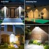 Solar Lights Outdoor Garden 243LED Solar Security Light Motion Sensor Waterproof 3 Mode Solar Powered Wall Light Yard Garage 261LED