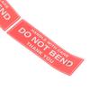 250Pcs Fragile Warning Stickers Handle With Care Do Not Bend Sign Package Decal