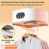 Portable Clothing Dryer Electric Clothes Dryer UV Sterilization Laundry Dryer Folding Portable Clothes Dryer with Remote Control