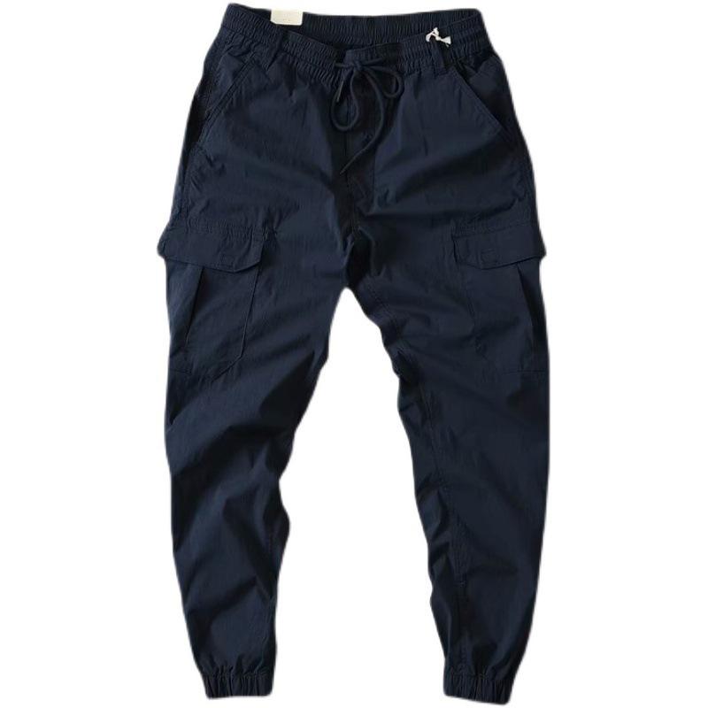 Hongxinjie Herren Casual Hose mit elastischem Bund – Leichte, atmungsaktive Frühling/Herbst Overalls