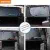 Vente Chaude Décoration Essuie-Glace Avant et Arrière Cache Lame d'Essuie-Glace Bouclier de Fenêtre Garniture pour Jeep Wrangler JL 2018+