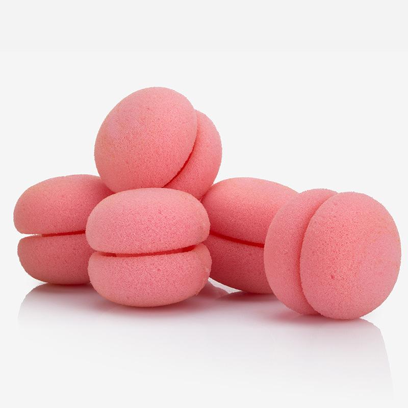 

Sdotter Strawberry Heatless Hair Curlers Ribbon Hair Roller No Heat Curling Rod Sponge Sleeping Soft Wave Formers DIY Hair Styl